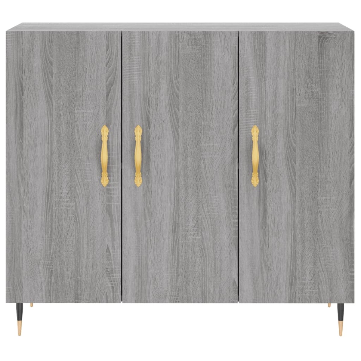 vidaXL Ντουλάπι Γκρι Sonoma 90 x 34 x 80 εκ. από Επεξεργασμένο Ξύλο