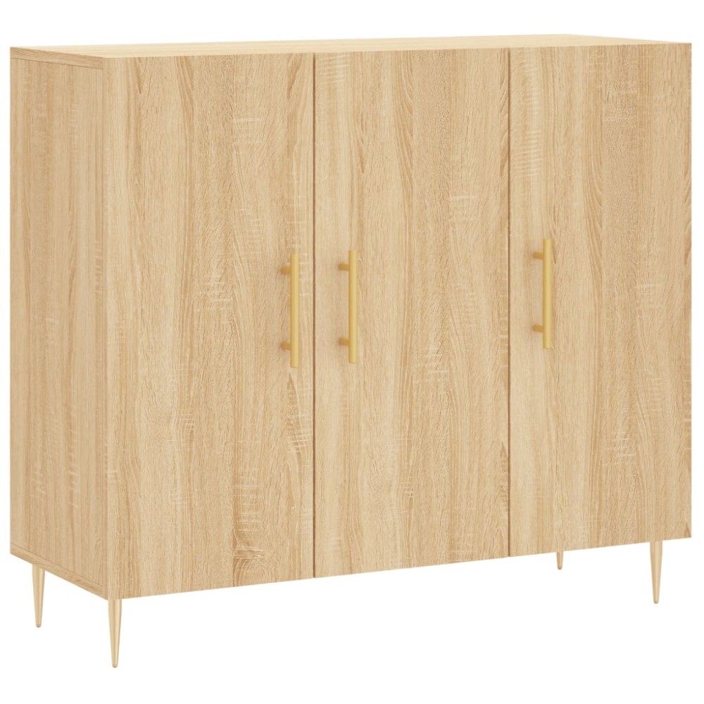 vidaXL Ντουλάπι Sonoma δρυς 90x34x80 εκ. Επεξεργασμένο Ξύλο