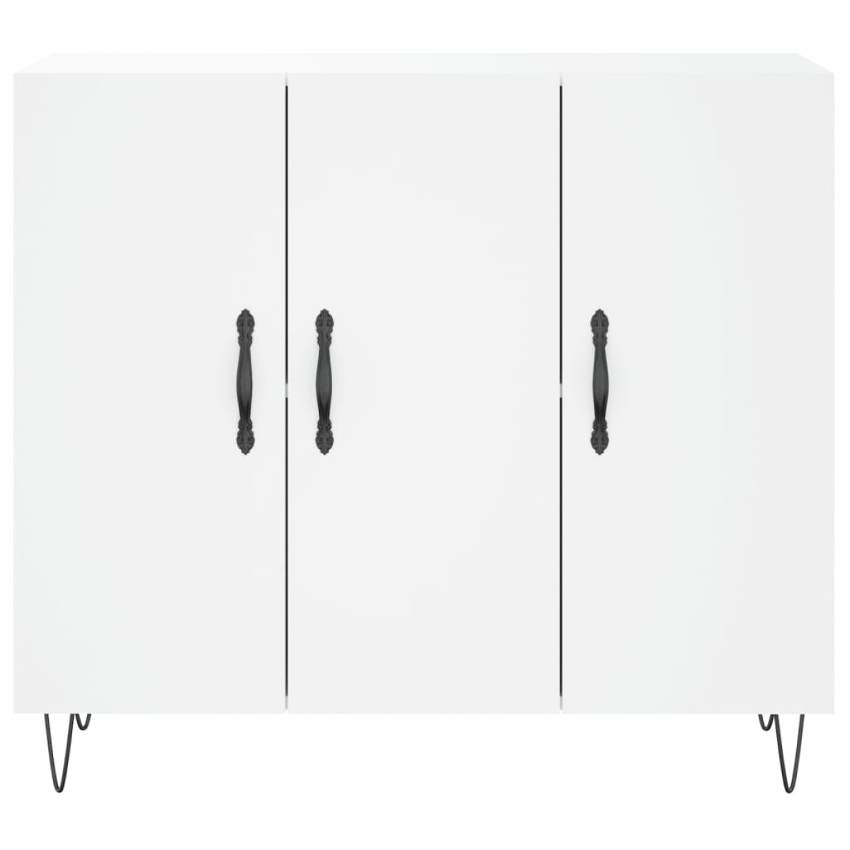 vidaXL Μπουφές Λευκός 90 x 34 x 80 εκ. από Επεξεργασμένο Ξύλο