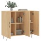 vidaXL Ντουλάπι Sonoma δρυς 90x34x80 εκ. Επεξεργασμένο Ξύλο
