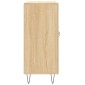 vidaXL Ντουλάπι Sonoma δρυς 90x34x80 εκ. Επεξεργασμένο Ξύλο