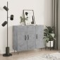 vidaXL Ντουλάπι Γκρι Σκυροδέματος 90x34x80 εκ. Επεξεργασμένο Ξύλο
