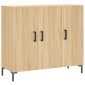 vidaXL Ντουλάπι Sonoma δρυς 90x34x80 εκ. Επεξεργασμένο Ξύλο