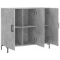 vidaXL Ντουλάπι Γκρι Σκυροδέματος 90x34x80 εκ. Επεξεργασμένο Ξύλο