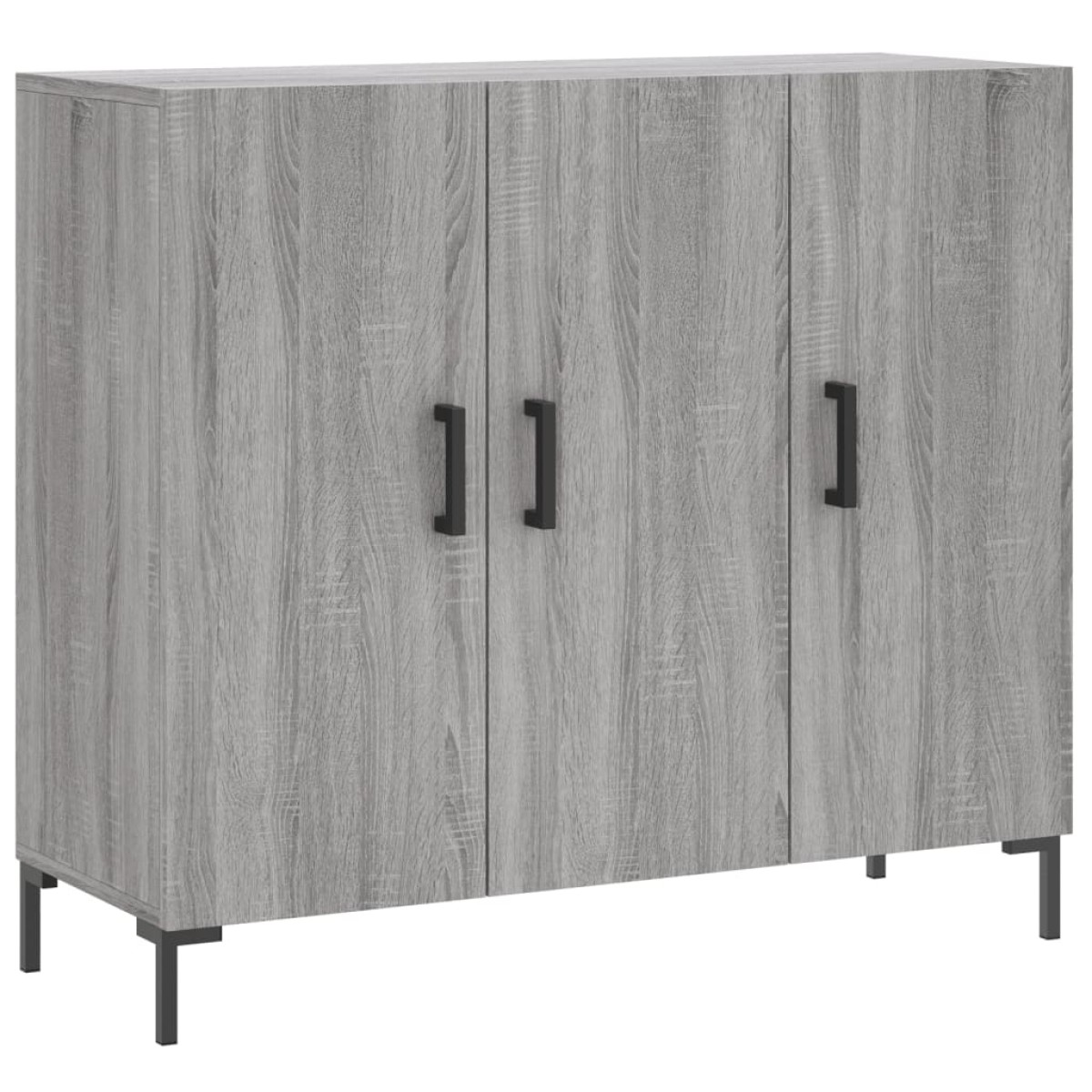vidaXL Ντουλάπι Γκρι Sonoma 90 x 34 x 80 εκ. από Επεξεργασμένο Ξύλο