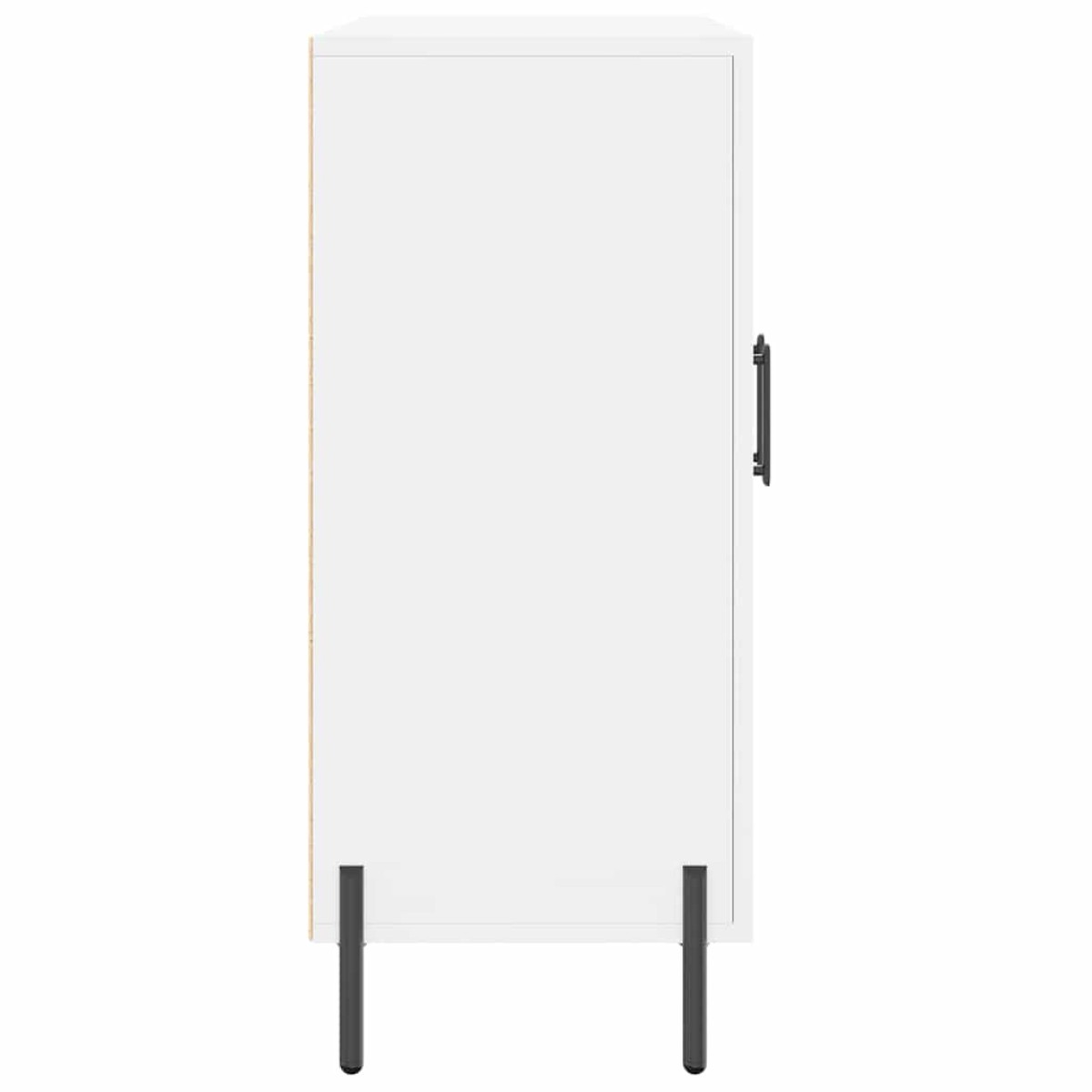 vidaXL Μπουφές Λευκός 90 x 34 x 80 εκ. από Επεξεργασμένο Ξύλο