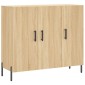 vidaXL Ντουλάπι Sonoma δρυς 90x34x80 εκ. Επεξεργασμένο Ξύλο