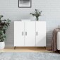 vidaXL Μπουφές Λευκός 90 x 34 x 80 εκ. από Επεξεργασμένο Ξύλο