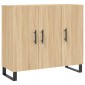 vidaXL Ντουλάπι Sonoma δρυς 90x34x80 εκ. Επεξεργασμένο Ξύλο