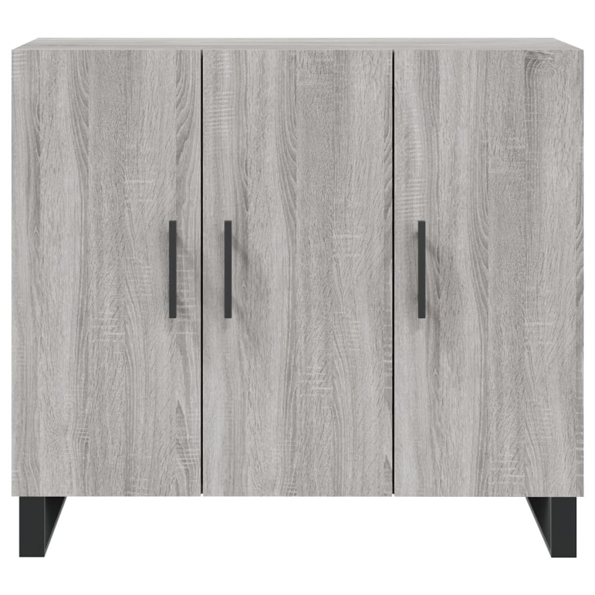 vidaXL Ντουλάπι Γκρι Sonoma 90 x 34 x 80 εκ. από Επεξεργασμένο Ξύλο