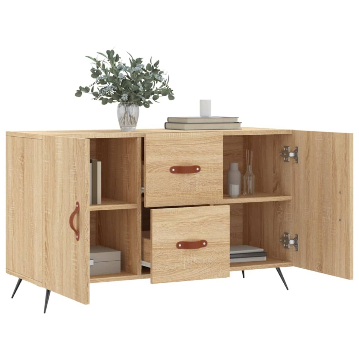vidaXL Ντουλάπι Sonoma Δρυς 100x36x60 εκ. από Επεξεργασμένο Ξύλο
