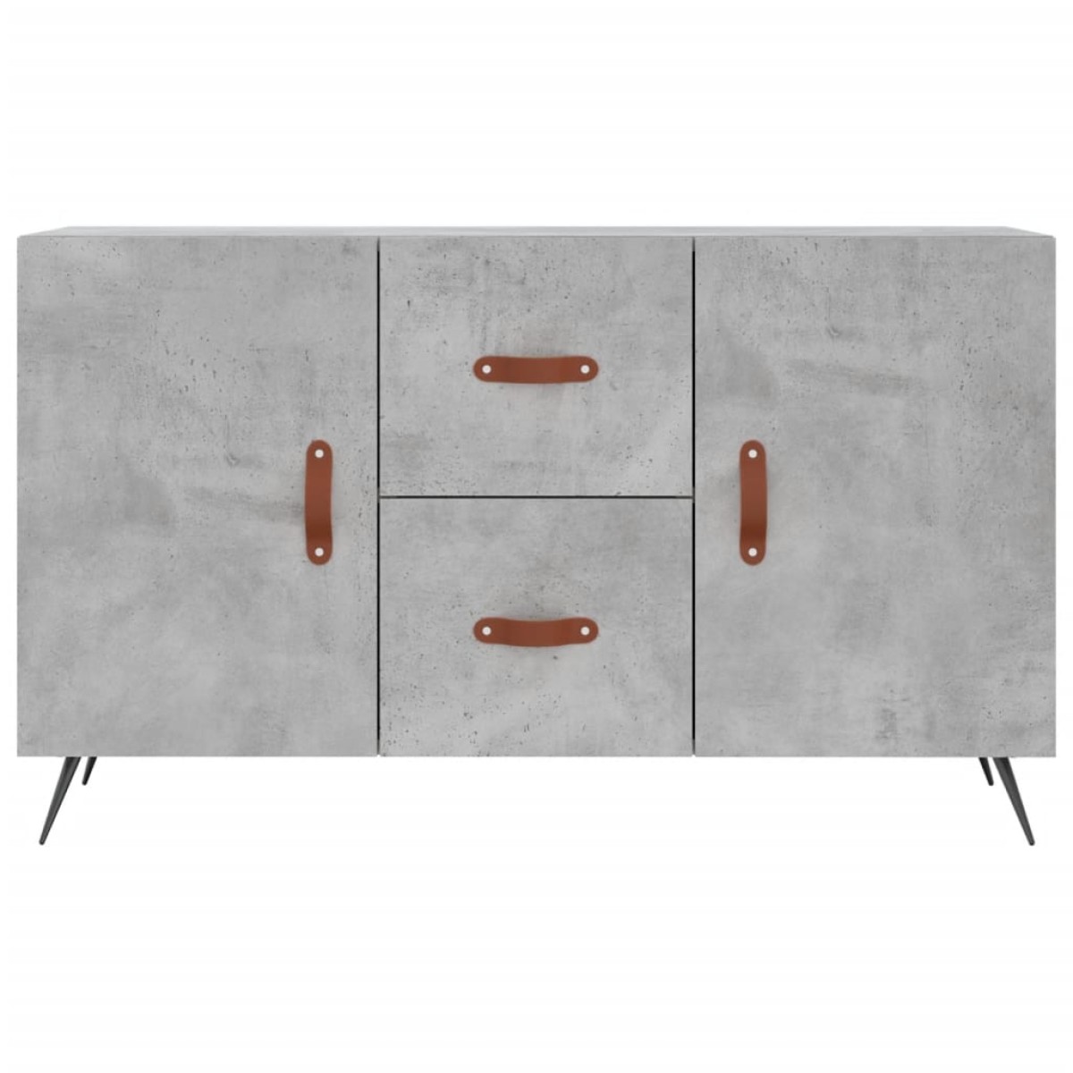 vidaXL Ντουλάπι Γκρι Σκυροδέματος 100 x 36 x 60 εκ. Επεξεργασμένο Ξύλο