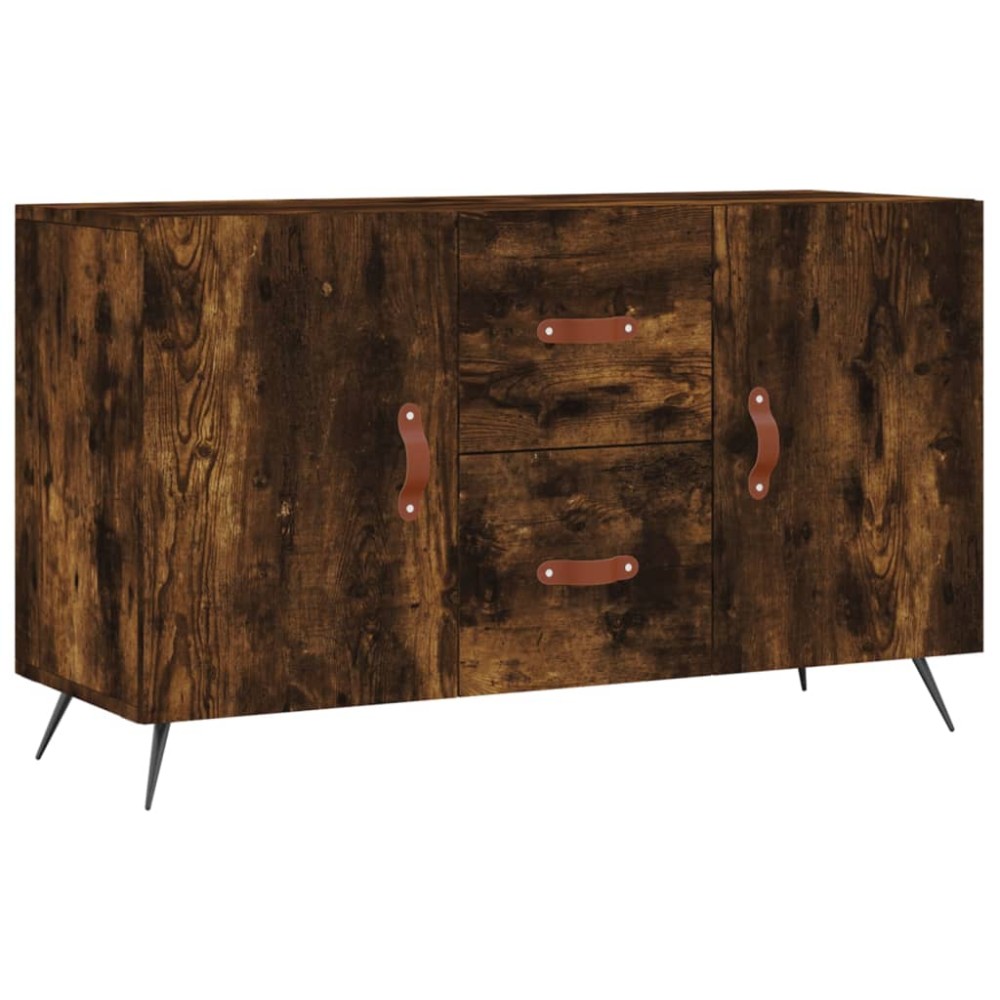 vidaXL Μπουφές Καπνιστή Δρυς 100 x 36 x 60 εκ. Επεξεργασμένο Ξύλο