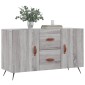 vidaXL Μπουφές Γκρι Sonoma 100 x 36 x 60 εκ. από Επεξεργασμένο Ξύλο