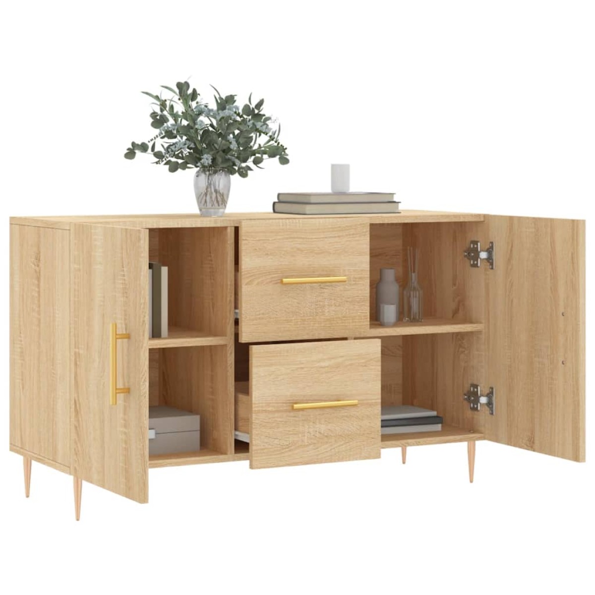 vidaXL Ντουλάπι Sonoma Δρυς 100x36x60 εκ. από Επεξεργασμένο Ξύλο