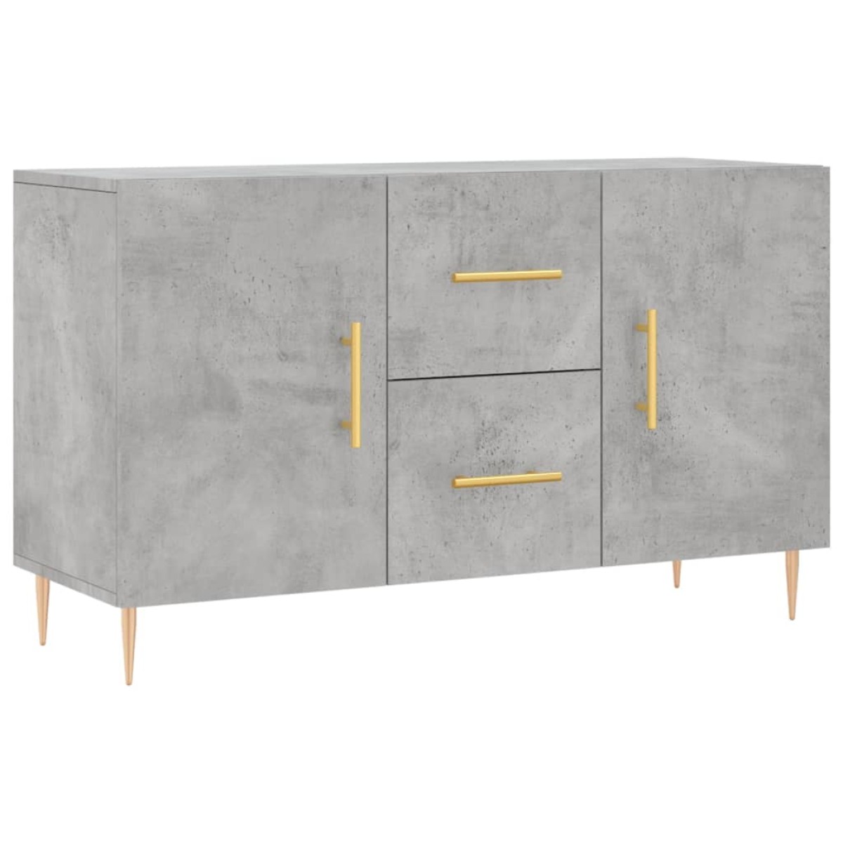 vidaXL Ντουλάπι Γκρι Σκυροδέματος 100 x 36 x 60 εκ. Επεξεργασμένο Ξύλο