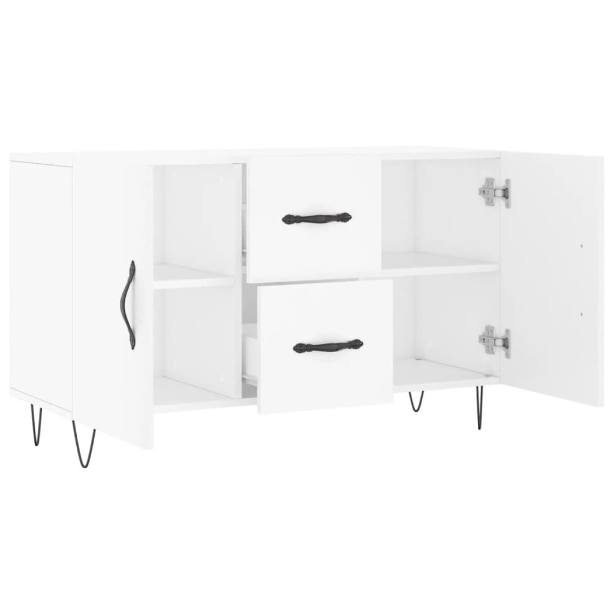 vidaXL Ντουλάπι Λευκό 100 x 36 x60 εκ. Επεξεργασμένο Ξύλο