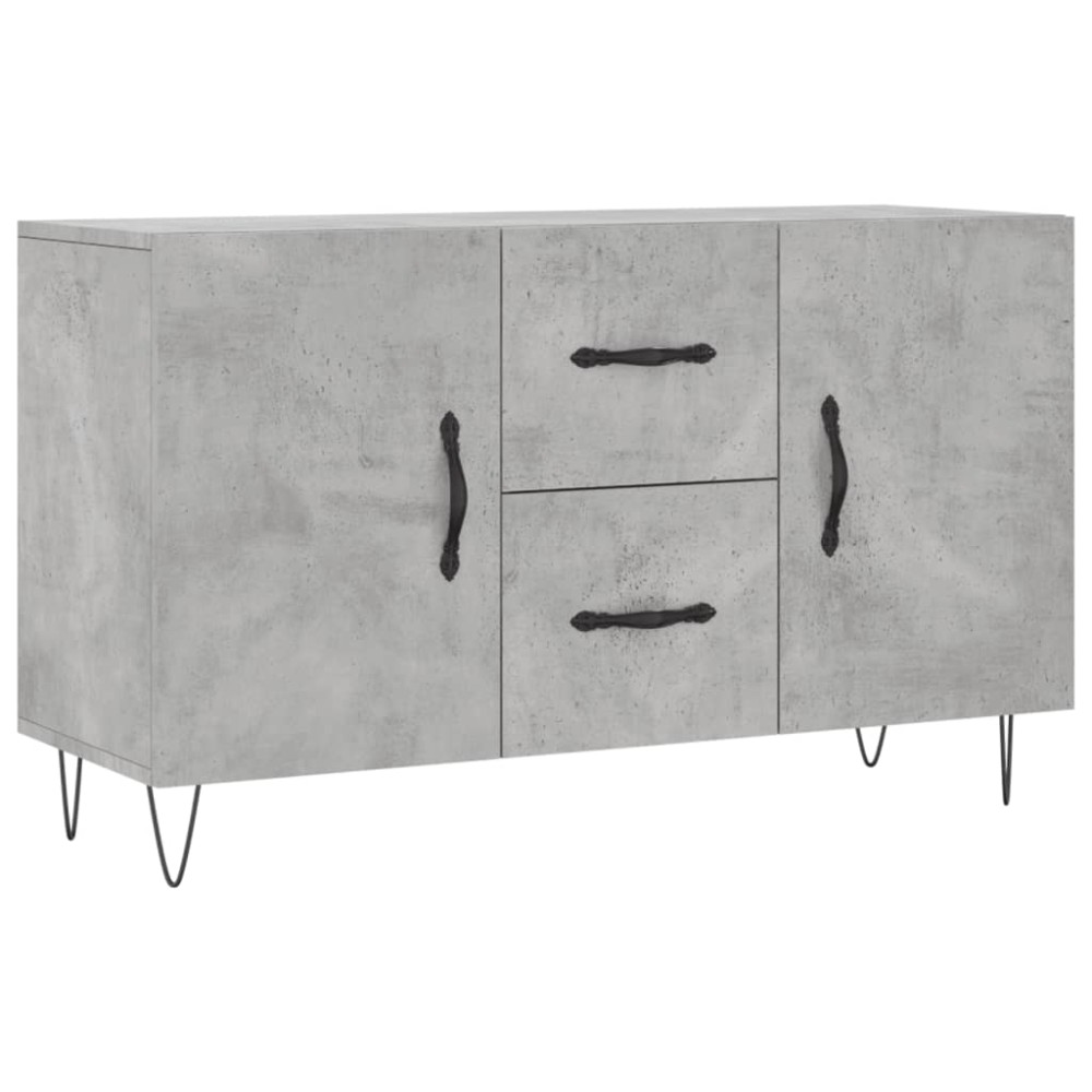 vidaXL Ντουλάπι Γκρι Σκυροδέματος 100 x 36 x 60 εκ. Επεξεργασμένο Ξύλο