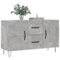 vidaXL Ντουλάπι Γκρι Σκυροδέματος 100 x 36 x 60 εκ. Επεξεργασμένο Ξύλο