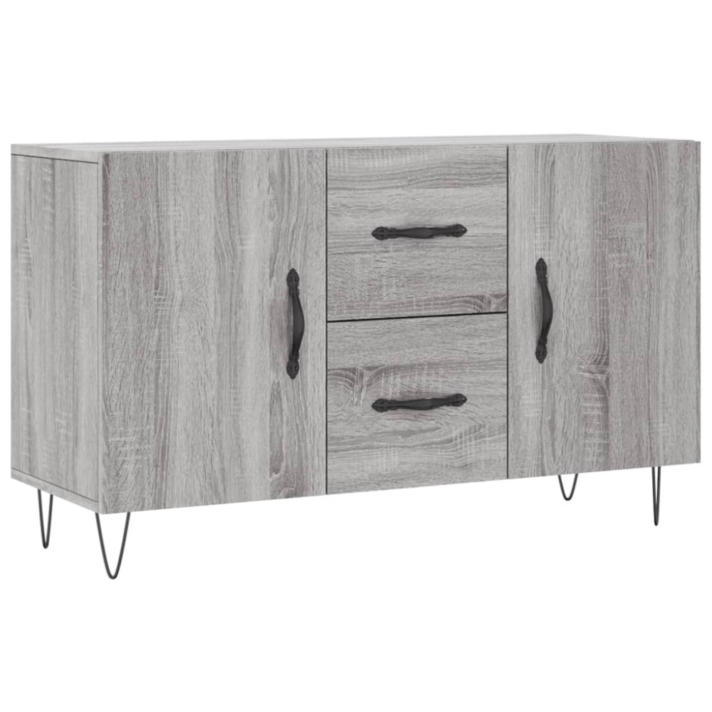 vidaXL Μπουφές Γκρι Sonoma 100 x 36 x 60 εκ. από Επεξεργασμένο Ξύλο