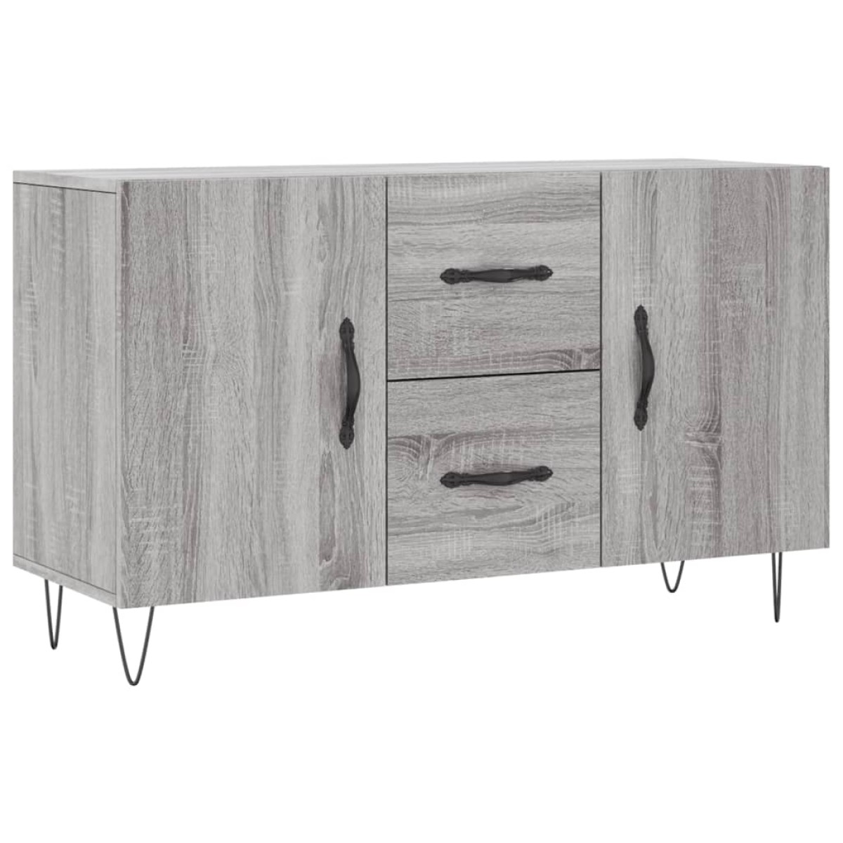 vidaXL Μπουφές Γκρι Sonoma 100 x 36 x 60 εκ. από Επεξεργασμένο Ξύλο