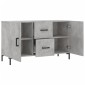 vidaXL Ντουλάπι Γκρι Σκυροδέματος 100 x 36 x 60 εκ. Επεξεργασμένο Ξύλο