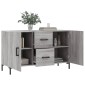 vidaXL Μπουφές Γκρι Sonoma 100 x 36 x 60 εκ. από Επεξεργασμένο Ξύλο