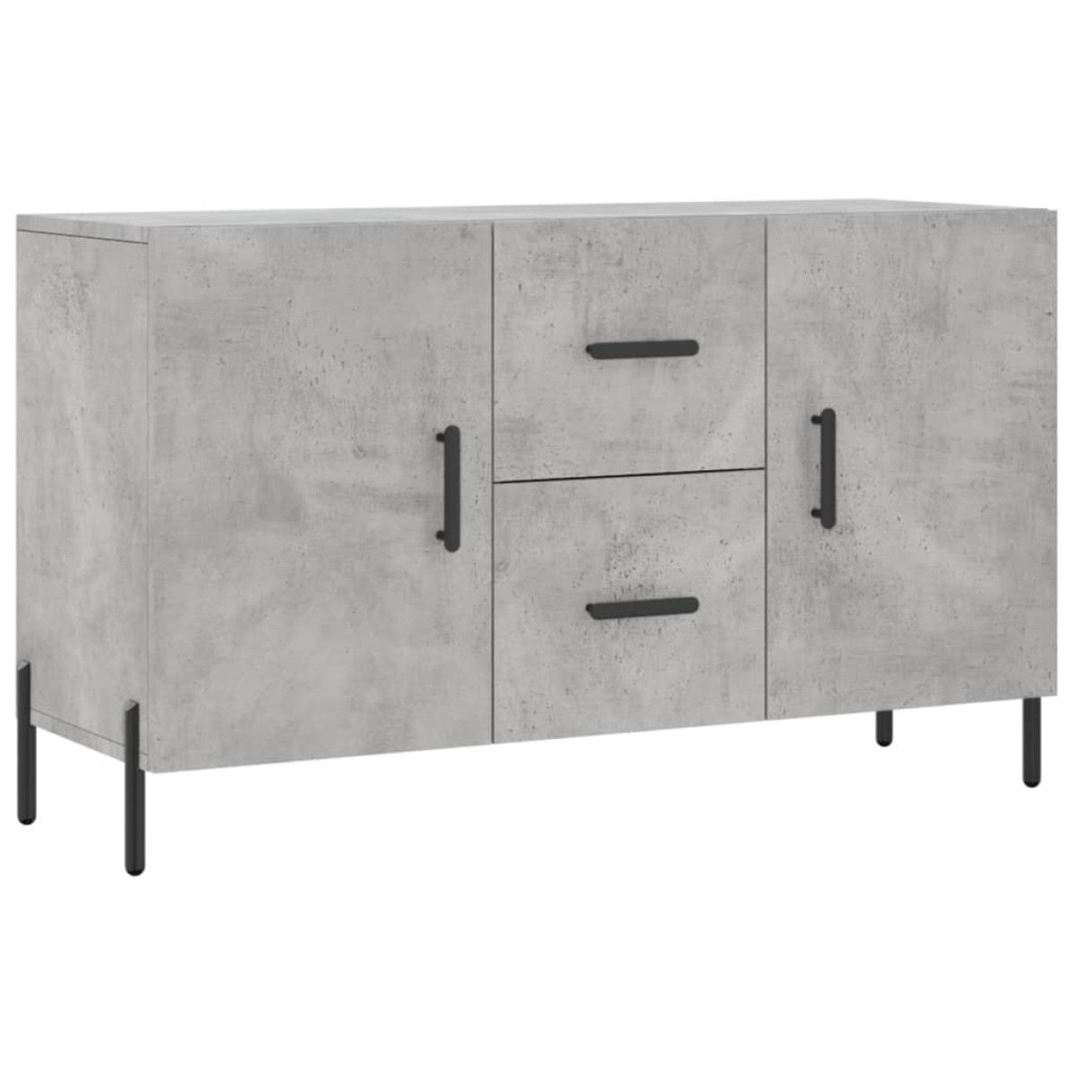 vidaXL Ντουλάπι Γκρι Σκυροδέματος 100 x 36 x 60 εκ. Επεξεργασμένο Ξύλο