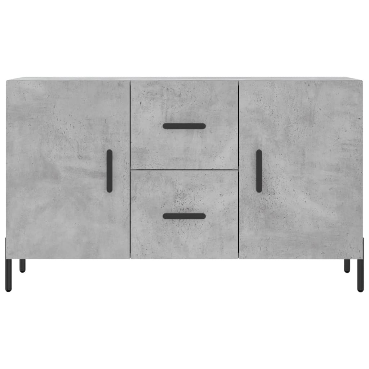 vidaXL Ντουλάπι Γκρι Σκυροδέματος 100 x 36 x 60 εκ. Επεξεργασμένο Ξύλο