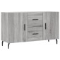vidaXL Μπουφές Γκρι Sonoma 100 x 36 x 60 εκ. από Επεξεργασμένο Ξύλο