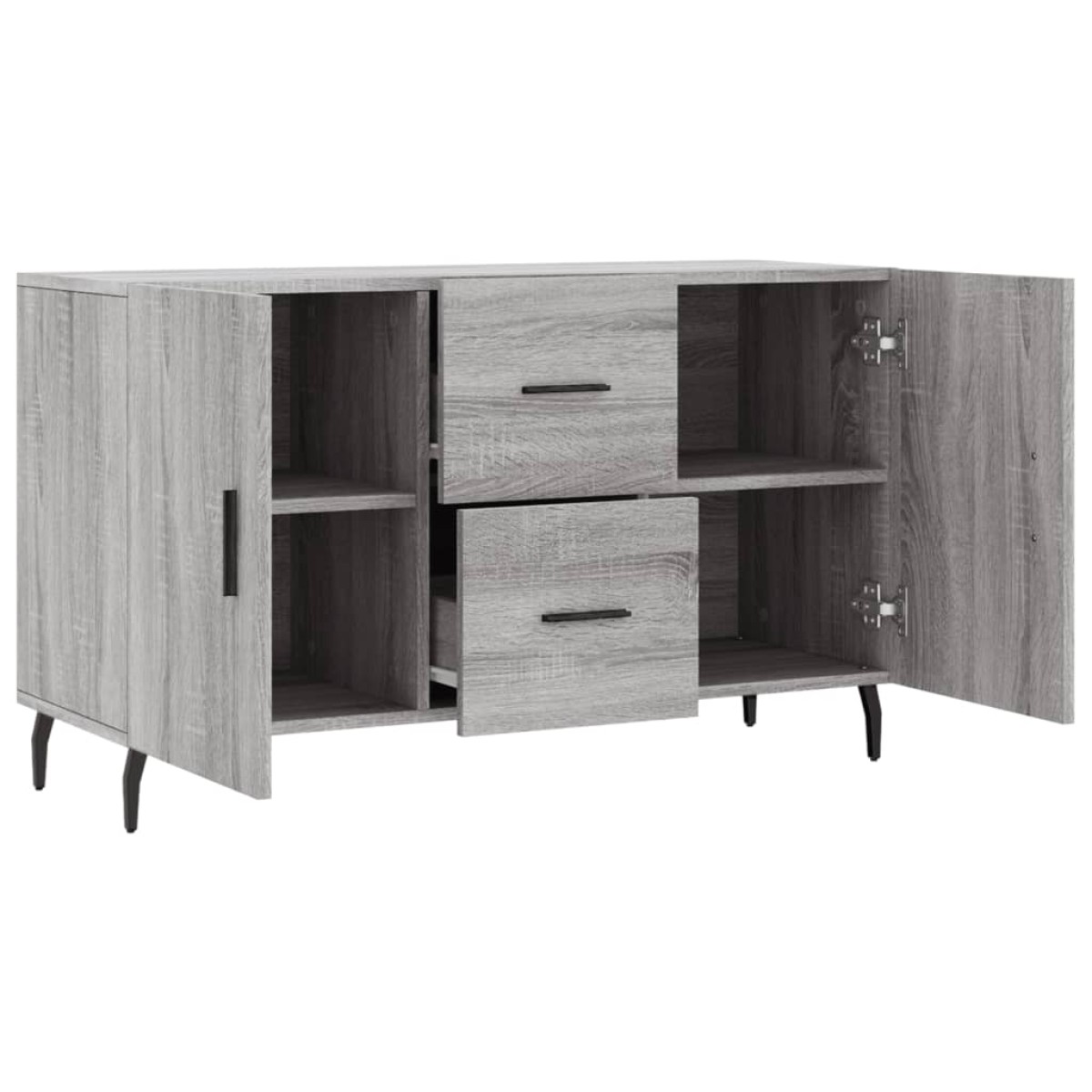 vidaXL Μπουφές Γκρι Sonoma 100 x 36 x 60 εκ. από Επεξεργασμένο Ξύλο