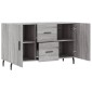 vidaXL Μπουφές Γκρι Sonoma 100 x 36 x 60 εκ. από Επεξεργασμένο Ξύλο