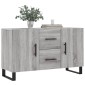 vidaXL Μπουφές Γκρι Sonoma 100 x 36 x 60 εκ. από Επεξεργασμένο Ξύλο
