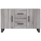 vidaXL Μπουφές Γκρι Sonoma 100 x 36 x 60 εκ. από Επεξεργασμένο Ξύλο