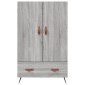 vidaXL Ντουλάπα Γκρι Sonoma 69,5 x 31 x 115 εκ. από Επεξεργασμένο Ξύλο