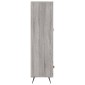 vidaXL Ντουλάπα Γκρι Sonoma 69,5 x 31 x 115 εκ. από Επεξεργασμένο Ξύλο