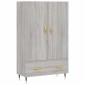 vidaXL Ντουλάπα Γκρι Sonoma 69,5 x 31 x 115 εκ. από Επεξεργασμένο Ξύλο