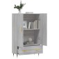 vidaXL Ντουλάπα Γκρι Sonoma 69,5 x 31 x 115 εκ. από Επεξεργασμένο Ξύλο