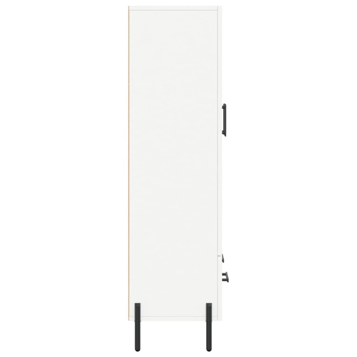 vidaXL Ντουλάπα Λευκή 69,5 x 31 x 115 εκ. από Επεξεργασμένο Ξύλο
