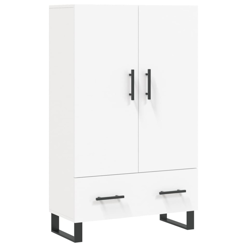 vidaXL Ντουλάπα Λευκή 69,5 x 31 x 115 εκ. από Επεξεργασμένο Ξύλο