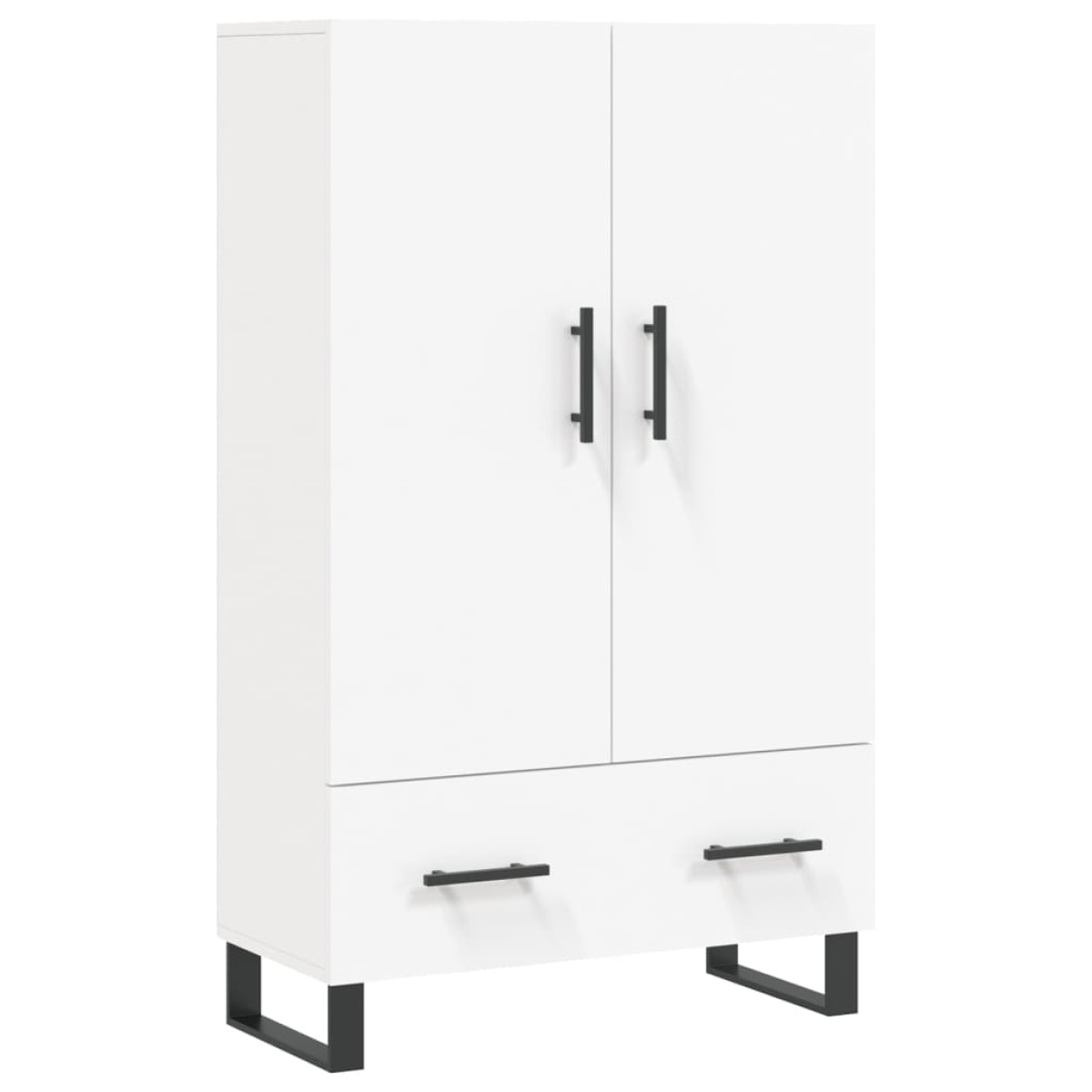 vidaXL Ντουλάπα Λευκή 69,5 x 31 x 115 εκ. από Επεξεργασμένο Ξύλο