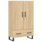 vidaXL Ντουλάπα Sonoma Δρυς 69,5 x 31 x 115 εκ. από Επεξεργασμένο Ξύλο