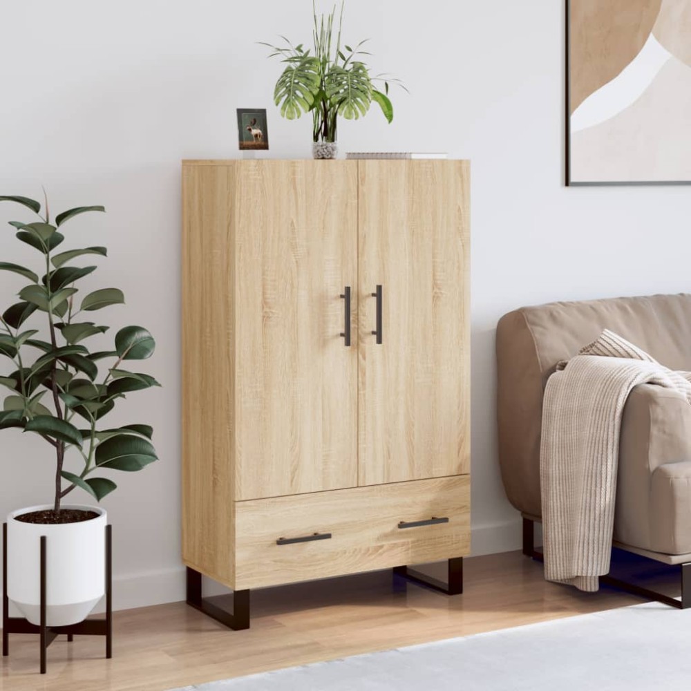 vidaXL Ντουλάπα Sonoma Δρυς 69,5 x 31 x 115 εκ. από Επεξεργασμένο Ξύλο