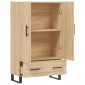 vidaXL Ντουλάπα Sonoma Δρυς 69,5 x 31 x 115 εκ. από Επεξεργασμένο Ξύλο
