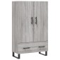 vidaXL Ντουλάπα Γκρι Sonoma 69,5 x 31 x 115 εκ. από Επεξεργασμένο Ξύλο