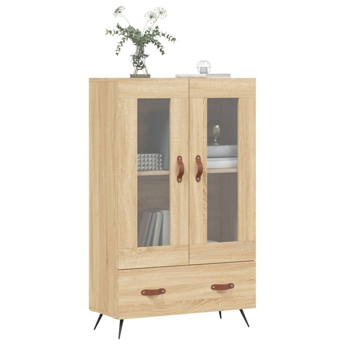 vidaXL Ντουλάπα Sonoma Δρυς 69,5 x 31 x 115 εκ. από Επεξεργασμένο Ξύλο