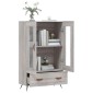 vidaXL Ντουλάπα Γκρι Sonoma 69,5 x 31 x 115 εκ. από Επεξεργασμένο Ξύλο