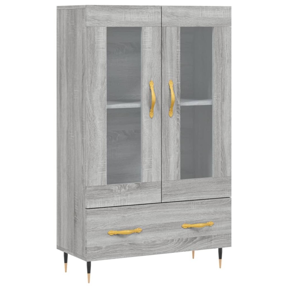 vidaXL Ντουλάπα Γκρι Sonoma 69,5 x 31 x 115 εκ. από Επεξεργασμένο Ξύλο