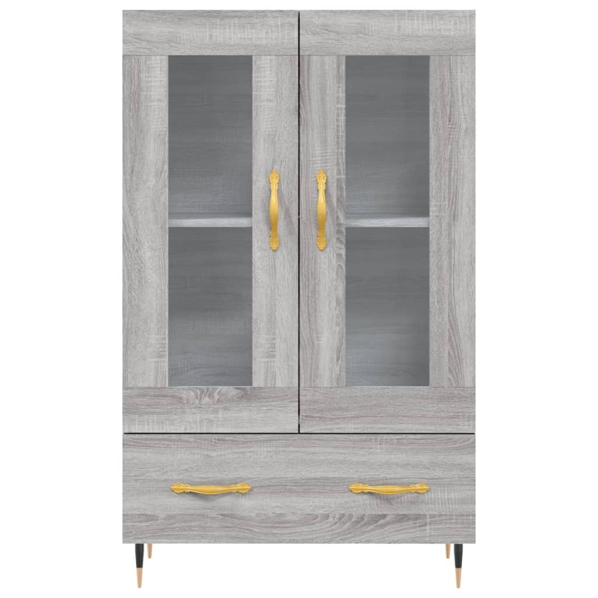 vidaXL Ντουλάπα Γκρι Sonoma 69,5 x 31 x 115 εκ. από Επεξεργασμένο Ξύλο
