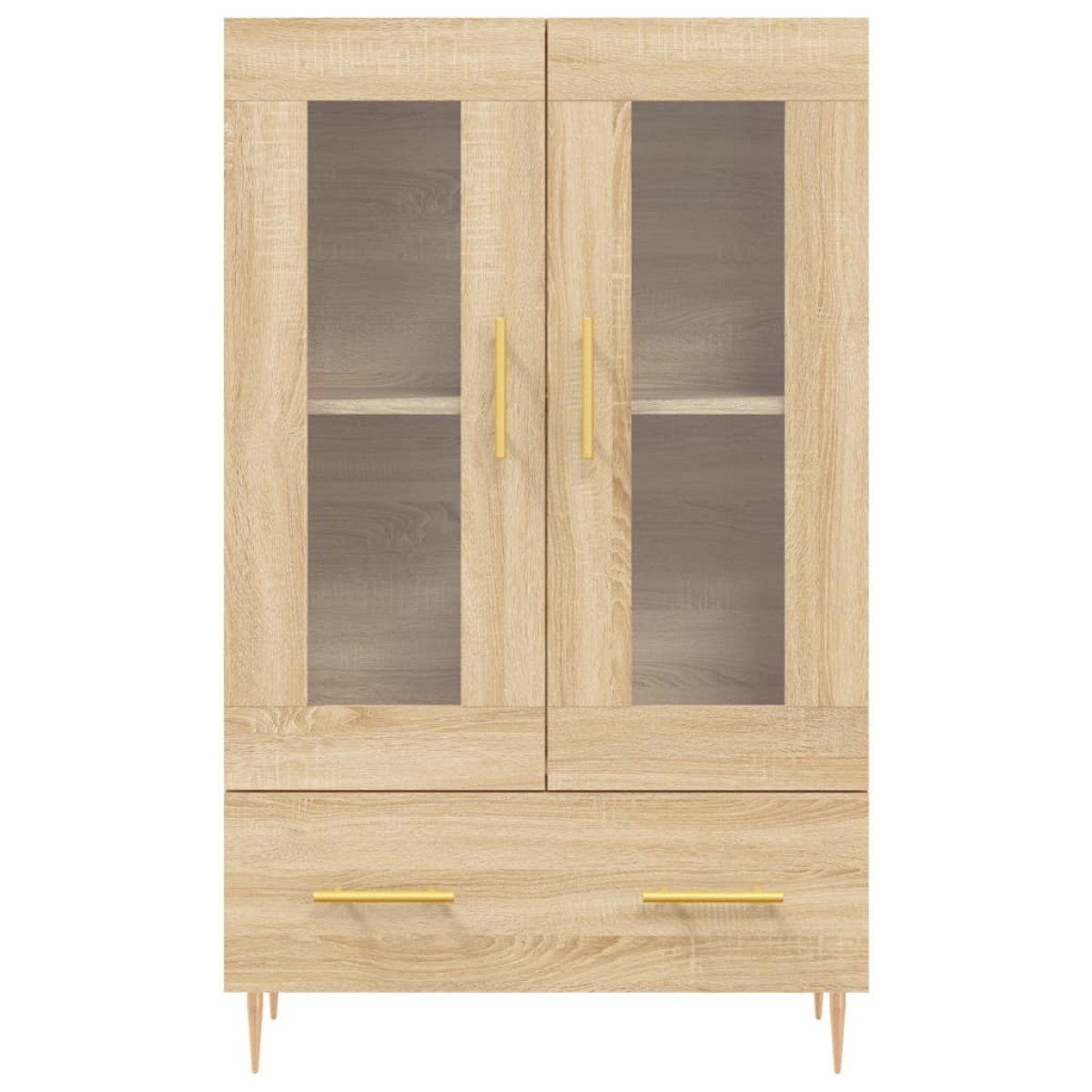 vidaXL Ντουλάπα Sonoma Δρυς 69,5 x 31 x 115 εκ. από Επεξεργασμένο Ξύλο